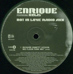 Not In Love Radio Mix (Black) | Very Good Plus (VG+) Very Good (VG) Get Cheap Vinyl