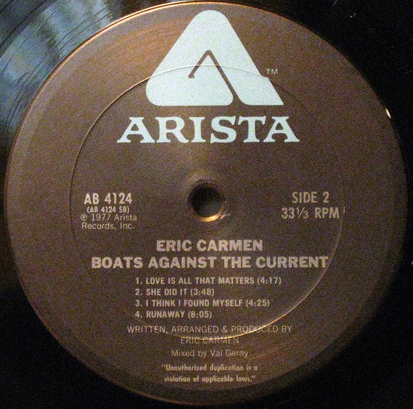 Boats Against The Current | Very Good Plus (VG+) Near Mint (NM) Get Cheap Vinyl