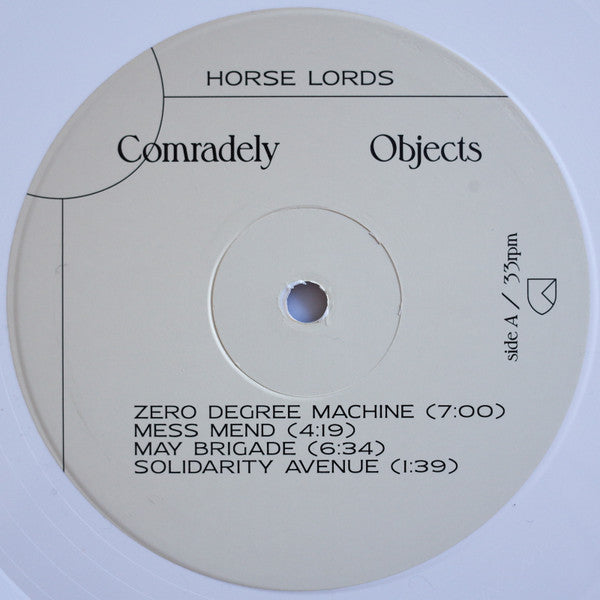 Comradely Objects (Ltd White VInyl) | Mint (M) Mint (M) Get Cheap Vinyl