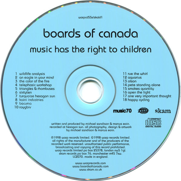 Music Has The Right To Children *CD* | Mint (M) Mint (M) Get Cheap Vinyl