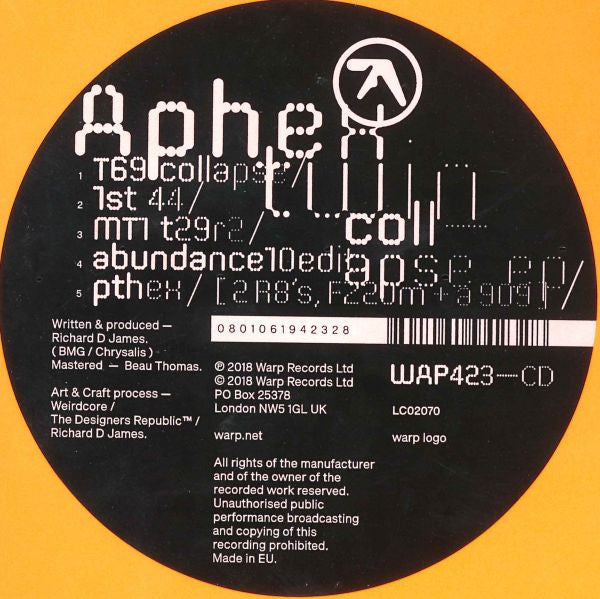 Collapse EP (CD) | Mint (M) Mint (M) Get Cheap Vinyl