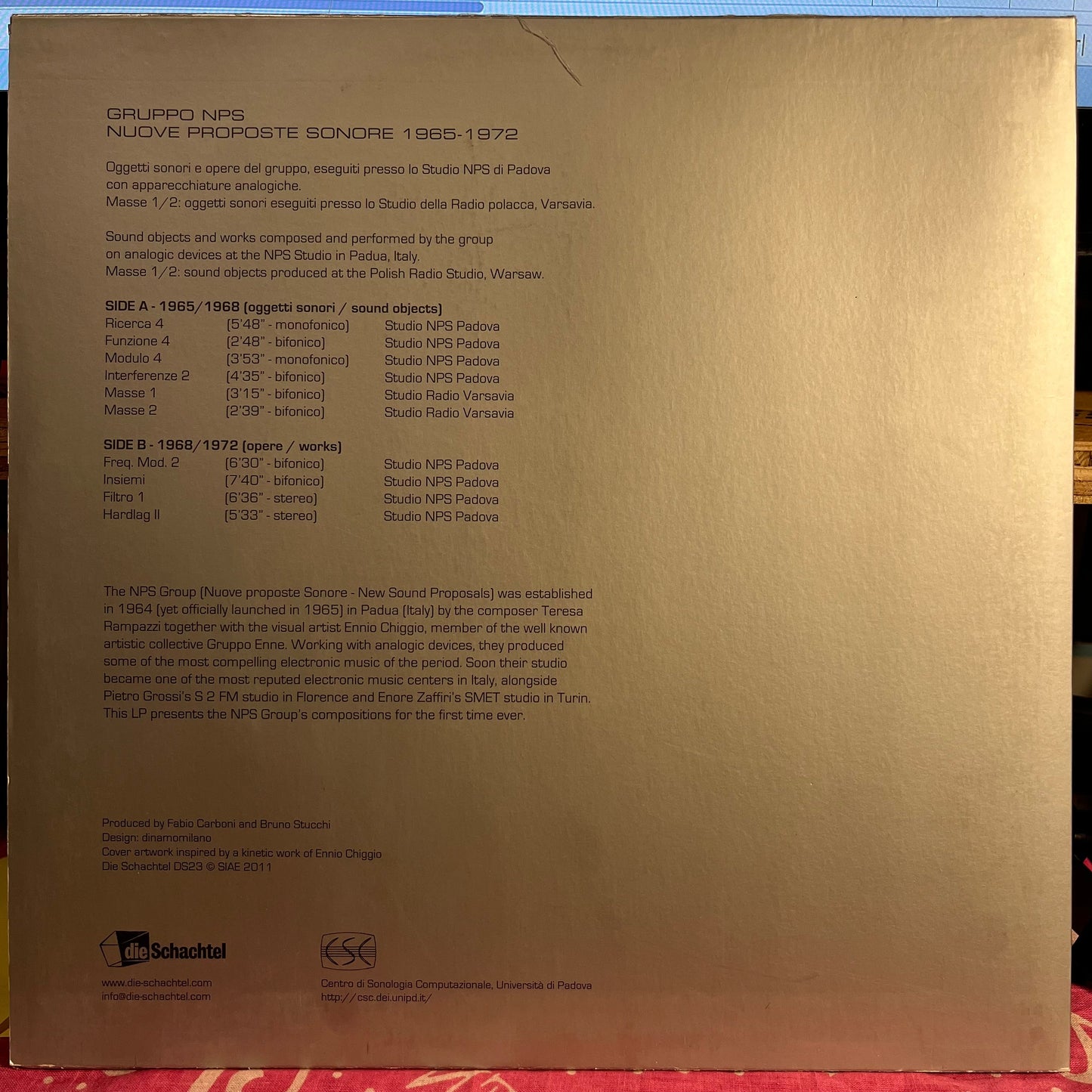 Nuove Proposte Sonore 1965-1972 | Near Mint (NM) Excellent (EX) Get Cheap Vinyl