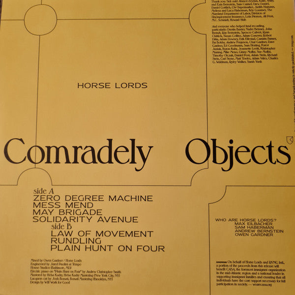 Comradely Objects (Black Vinyl) | Mint (M) Mint (M) Get Cheap Vinyl