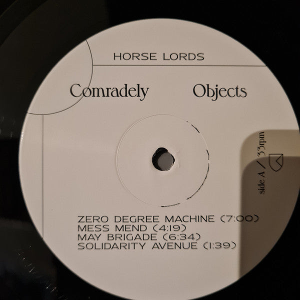 Comradely Objects (Black Vinyl) | Mint (M) Mint (M) Get Cheap Vinyl