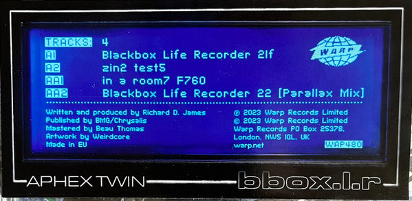 Blackbox Life Recorder 21f / In A Room7 F760 | Mint (M) Mint (M) Get Cheap Vinyl