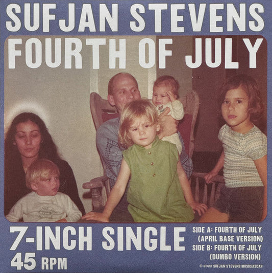 Fourth Of July (TRANSPARENT RED 7" VINYL) | Mint (M) Mint (M) Get Cheap Vinyl