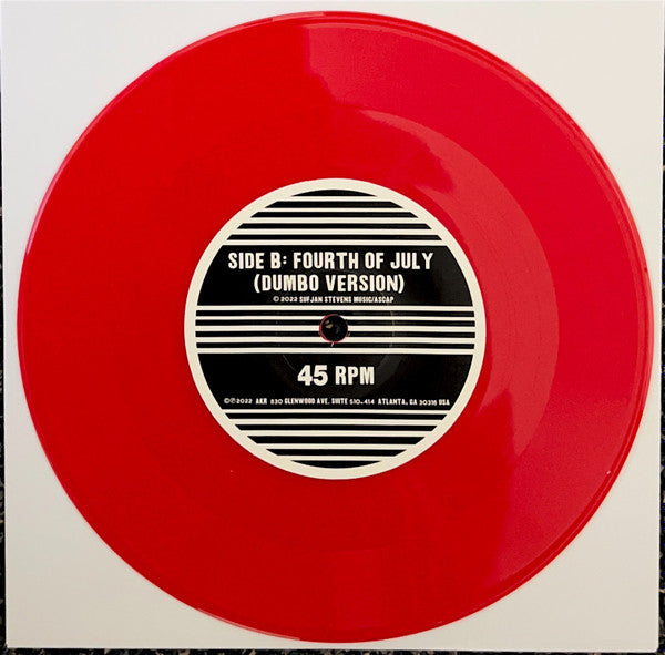 Fourth Of July (TRANSPARENT RED 7" VINYL) | Mint (M) Mint (M) Get Cheap Vinyl