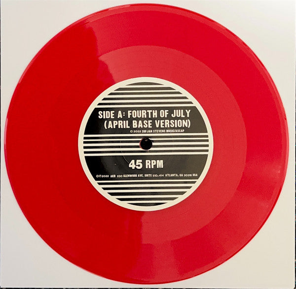 Fourth Of July (TRANSPARENT RED 7" VINYL) | Mint (M) Mint (M) Get Cheap Vinyl