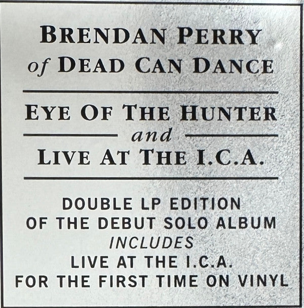 Eye Of The Hunter / Live At The I.C.A. | Mint (M) Mint (M) Get Cheap Vinyl