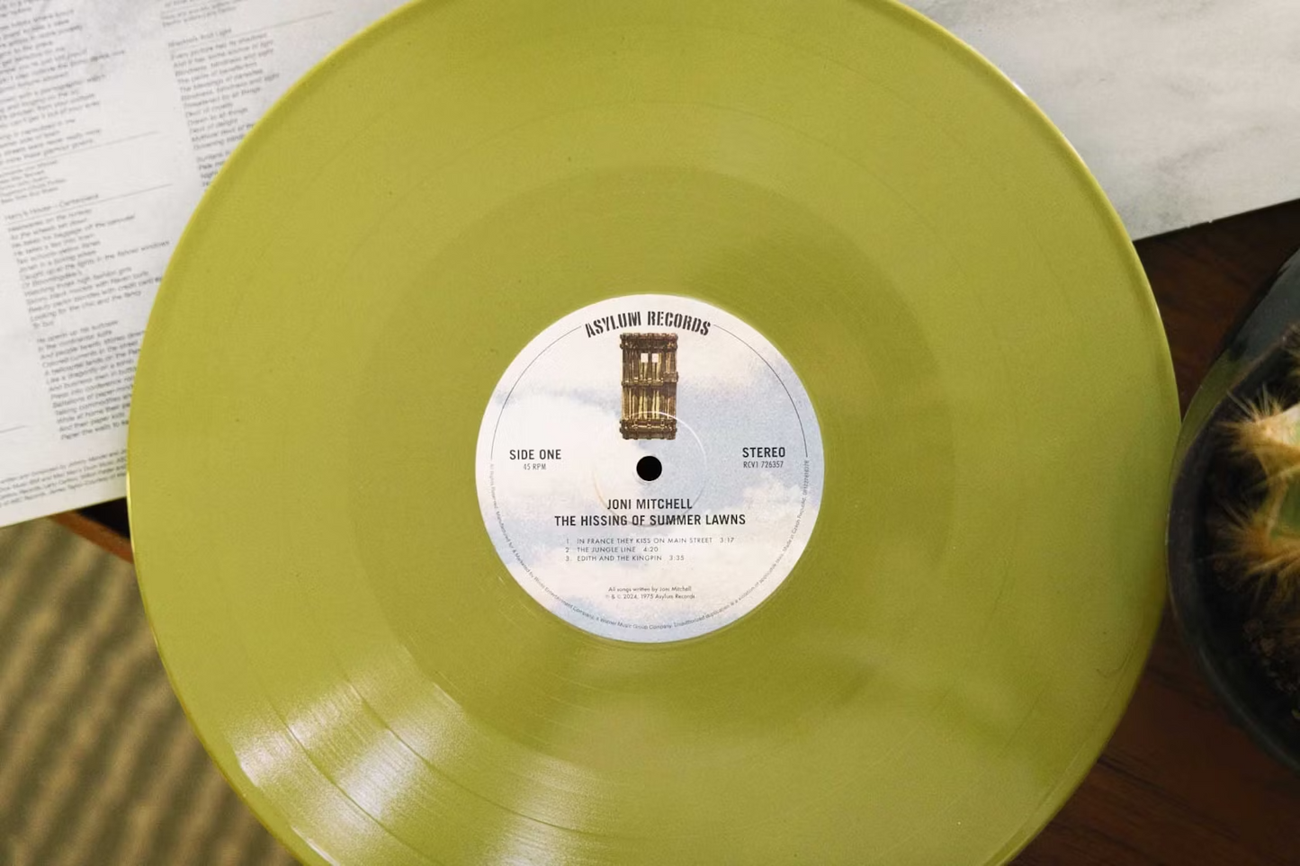 The Hissing Of Summer Lawns (VMP | GREEN VINYL) | Mint (M) Mint (M) Get Cheap Vinyl