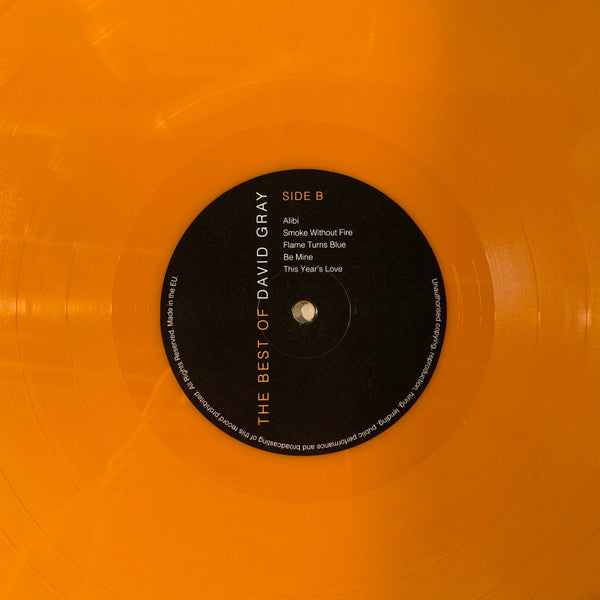 The Best Of David Gray (BEST BUY EXCLUSIVE | ORANGE VINYL) | Mint (M) Mint (M) Get Cheap Vinyl