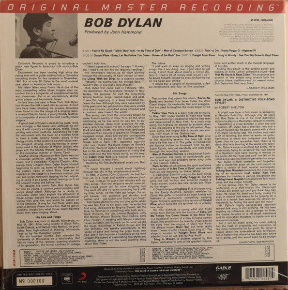 Bob Dylan *MONO/45RPM* | Mint (M) Mint (M) Get Cheap Vinyl