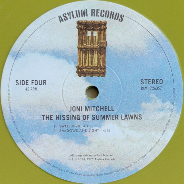 The Hissing Of Summer Lawns (VMP | GREEN VINYL) | Mint (M) Mint (M) Get Cheap Vinyl