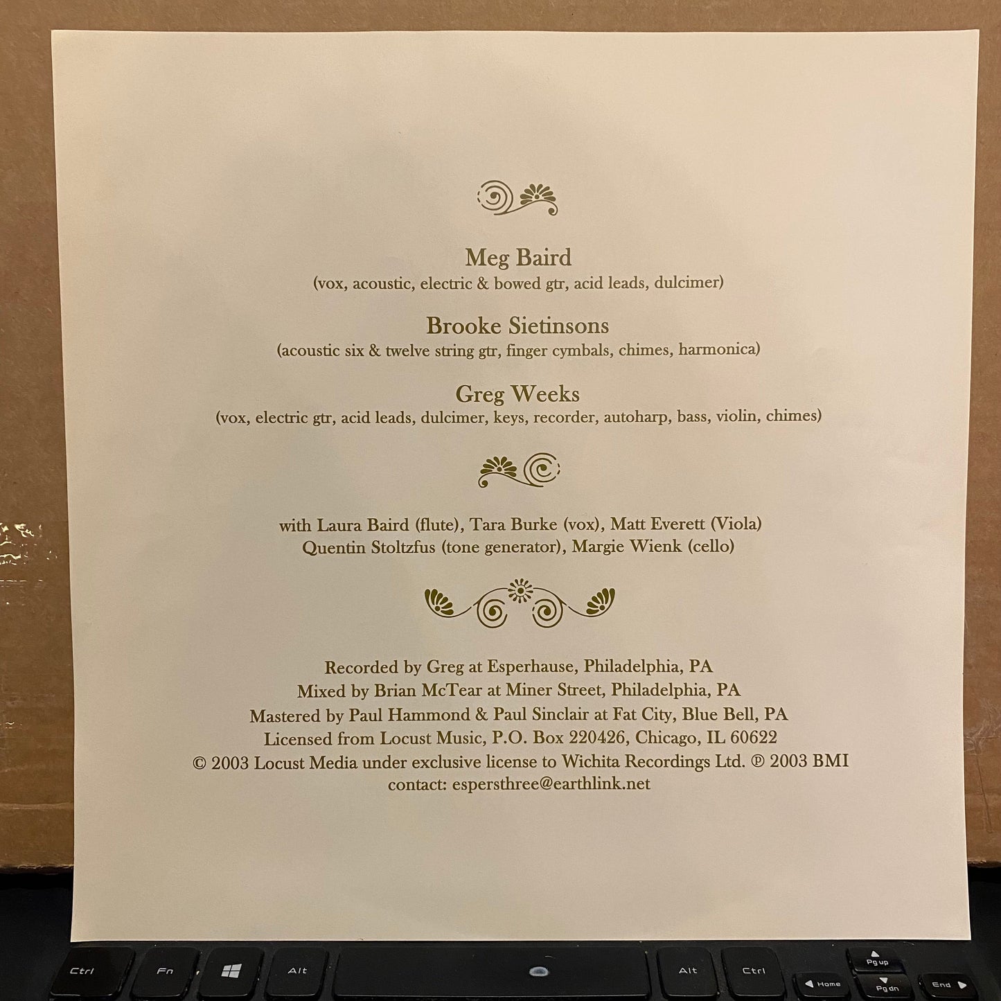 Espers | Excellent (EX) Excellent (EX) Get Cheap Vinyl