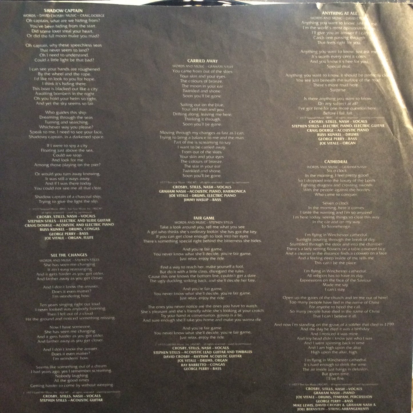 CSN (VINYL) | Excellent+ (EX+) Very Good Plus (VG+) Get Cheap Vinyl