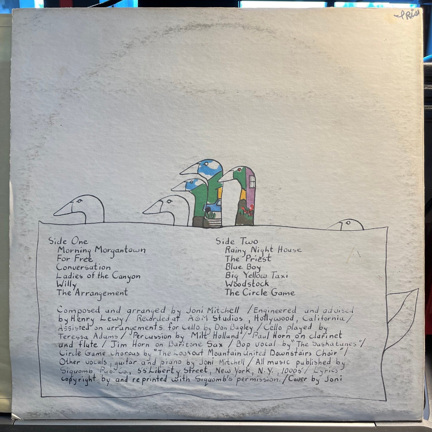 Ladies Of The Canyon *TERRE HAUTE* | Excellent (EX) Very Good (VG) Get Cheap Vinyl