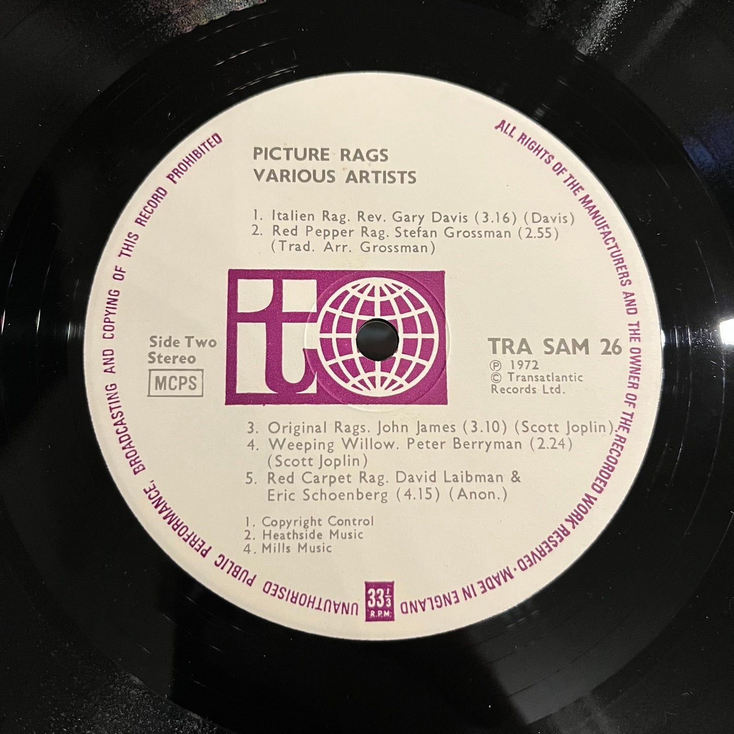 Picture Rags | Excellent (EX) Near Mint (NM) Get Cheap Vinyl
