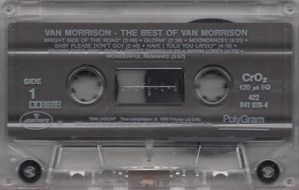 The Best Of Van Morrison *CASSETTE* | Near Mint (NM) Near Mint (NM) Get Cheap Vinyl