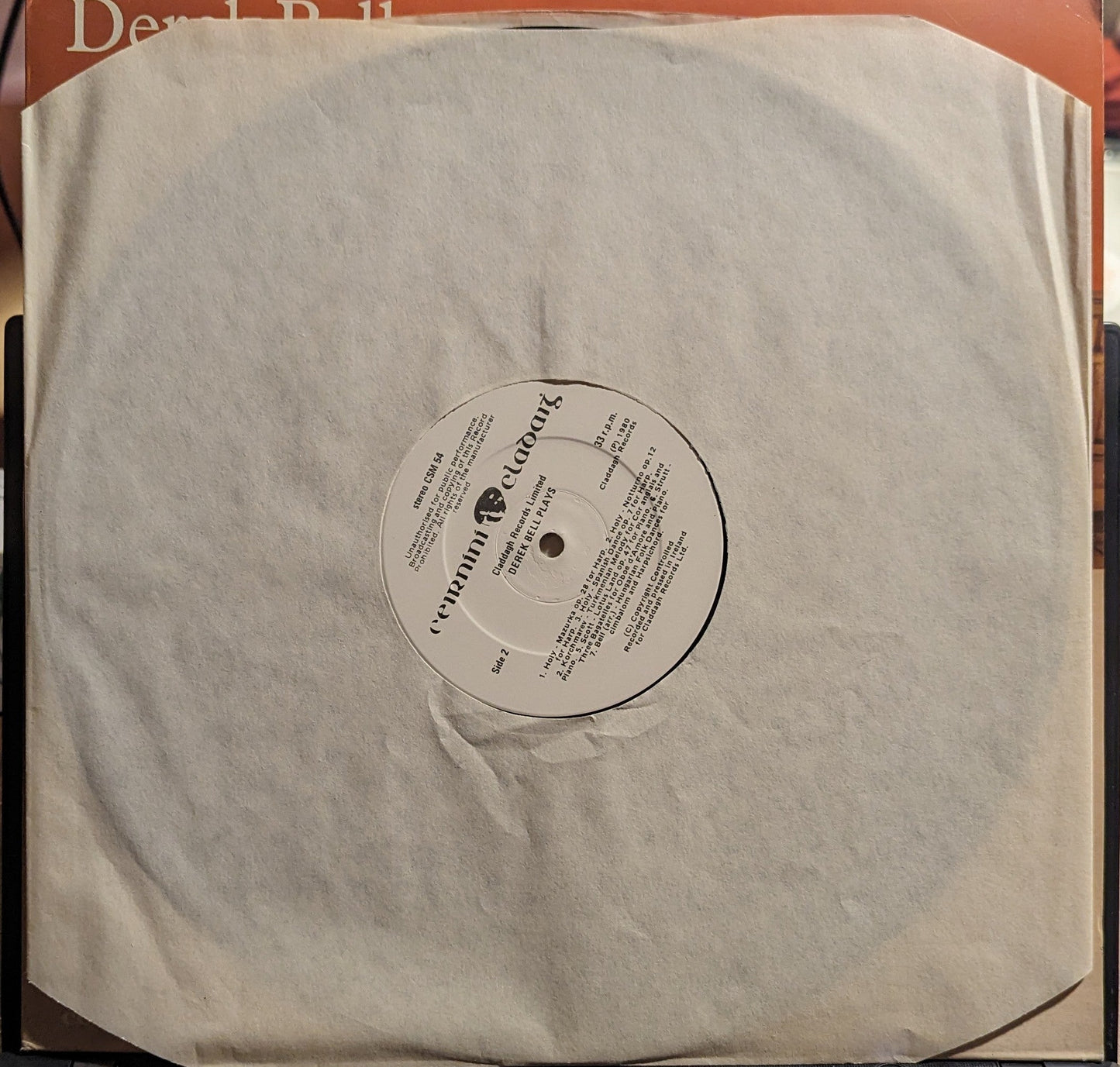 Derek Bell Plays With Himself | Near Mint (NM) Near Mint (NM) Get Cheap Vinyl