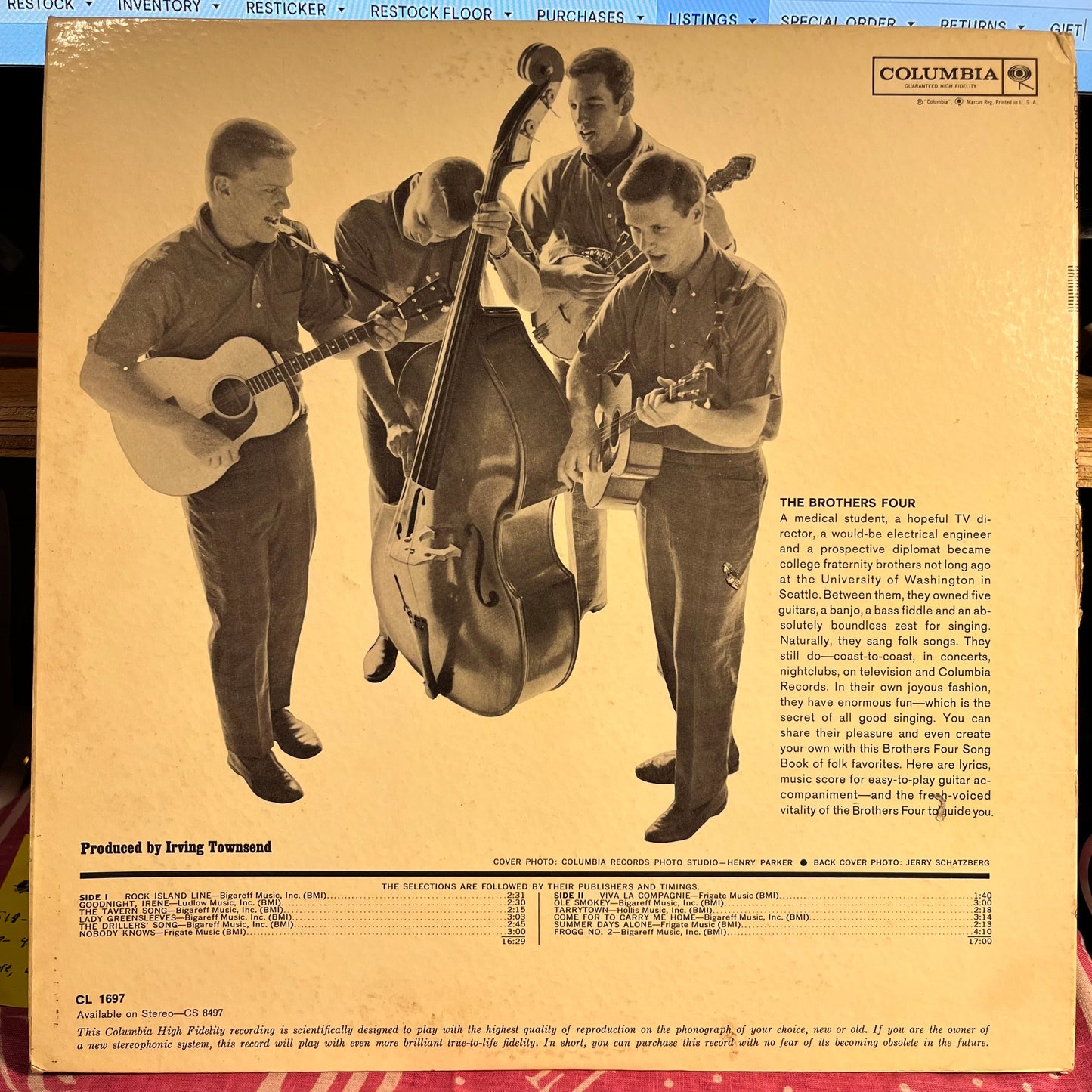 Song Book *SIGNED* | Near Mint (NM) Excellent (EX) Get Cheap Vinyl