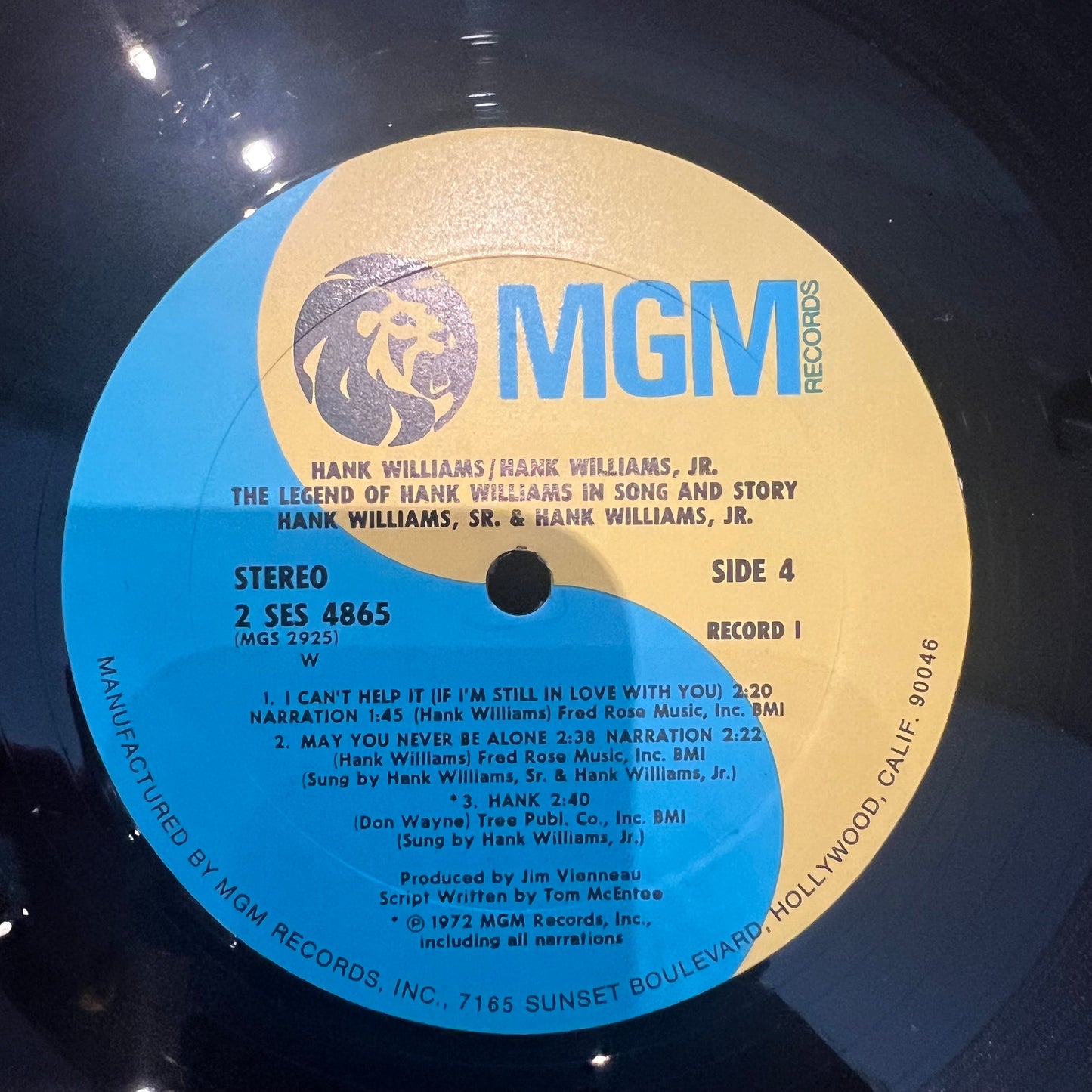 The Legend Of Hank Williams In Song And Story | Near Mint (NM) Excellent (EX) Get Cheap Vinyl