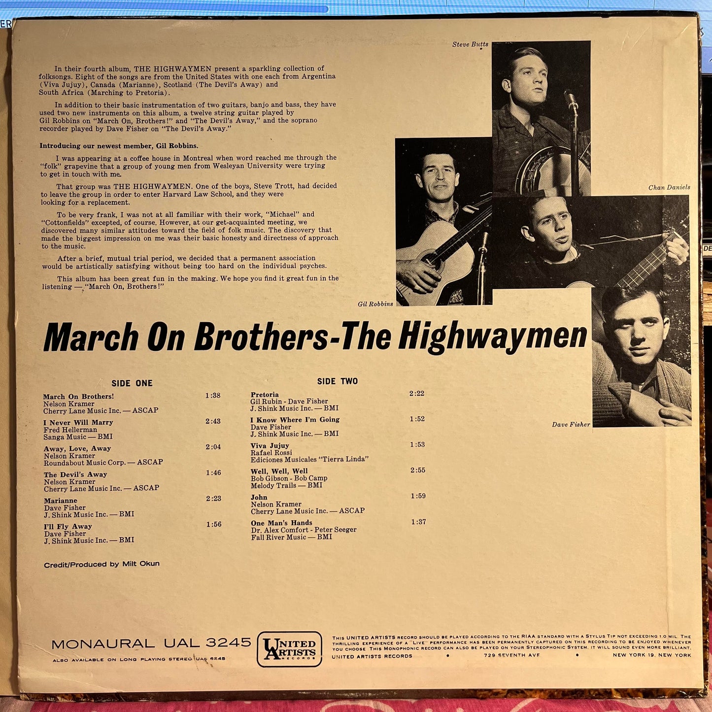 March On Brothers | Near Mint (NM) Excellent (EX) Get Cheap Vinyl