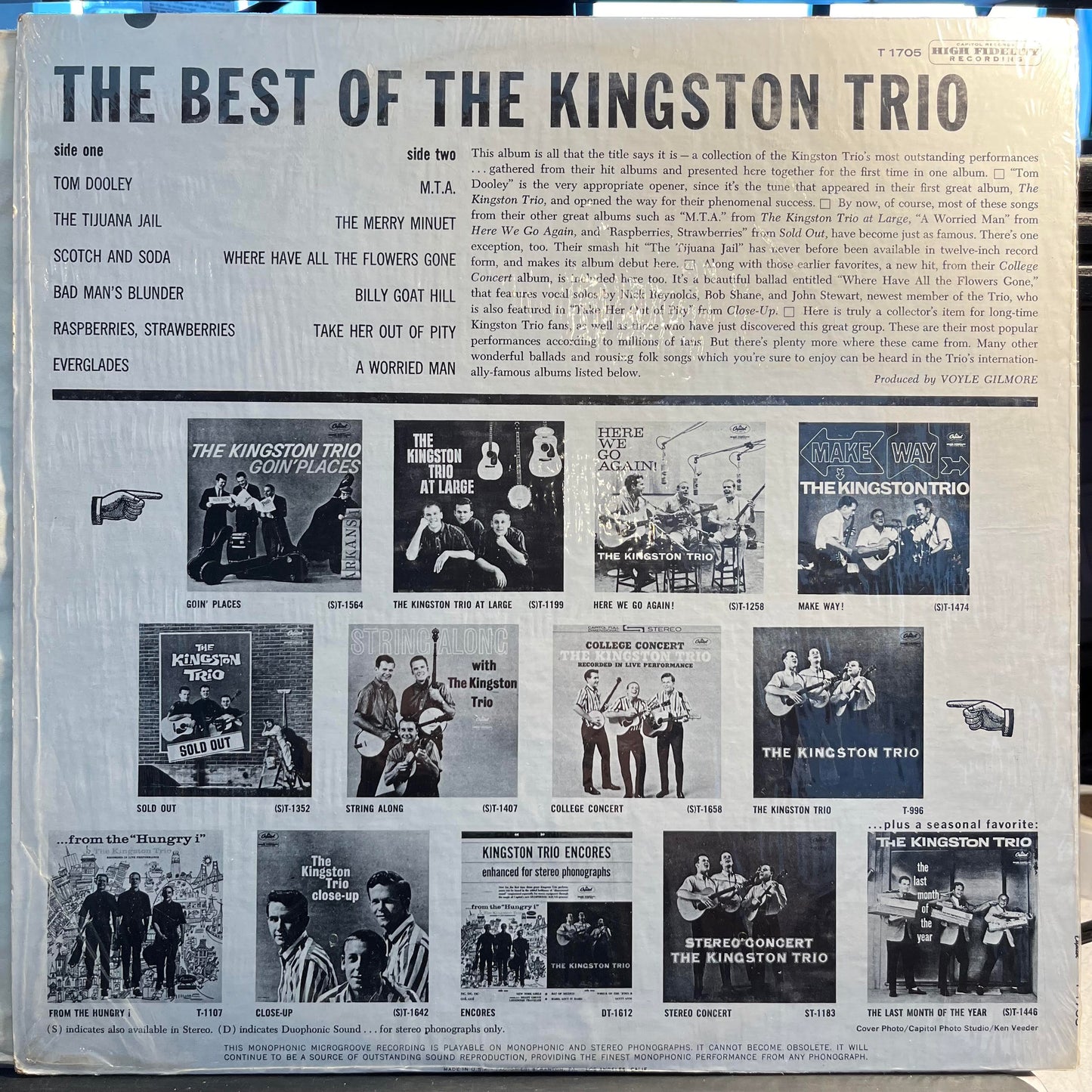 The Best Of The Kingston Trio | Very Good (VG) Near Mint (NM) Get Cheap Vinyl