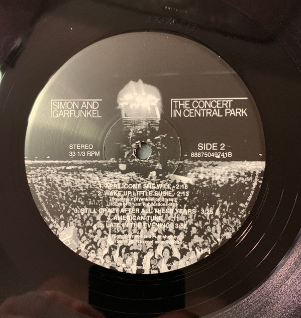 Simon & Garfunkel The Concert In Central Park 2xLP Mint (M) Mint (M) Get Cheap Vinyl
