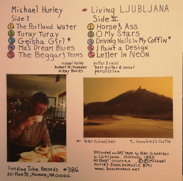 Michael Hurley Living Ljubljana LP Mint (M) Mint (M) Get Cheap Vinyl