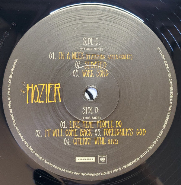Hozier (BONUS CD) | Mint (M) Mint (M) Get Cheap Vinyl