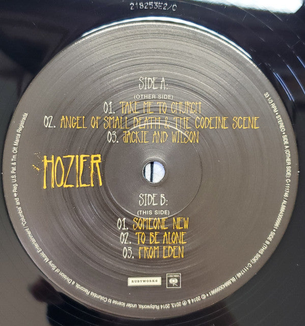 Hozier (BONUS CD) | Mint (M) Mint (M) Get Cheap Vinyl