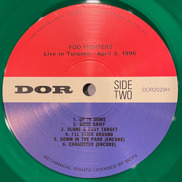 Live In Toronto - 1996 | Mint (M) Mint (M) Get Cheap Vinyl