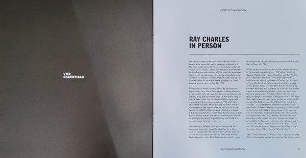 Ray Charles In Person | Mint (M) Mint (M) Get Cheap Vinyl