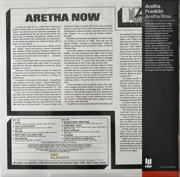Aretha Now (VMP VINYL) | Mint (M) Mint (M) Get Cheap Vinyl
