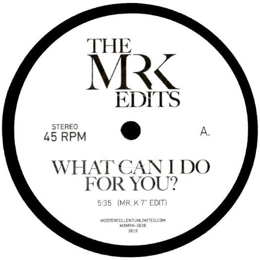 What Can I Do For You / Messin' With My Mind (7" VINYL) | Mint (M) Generic Get Cheap Vinyl