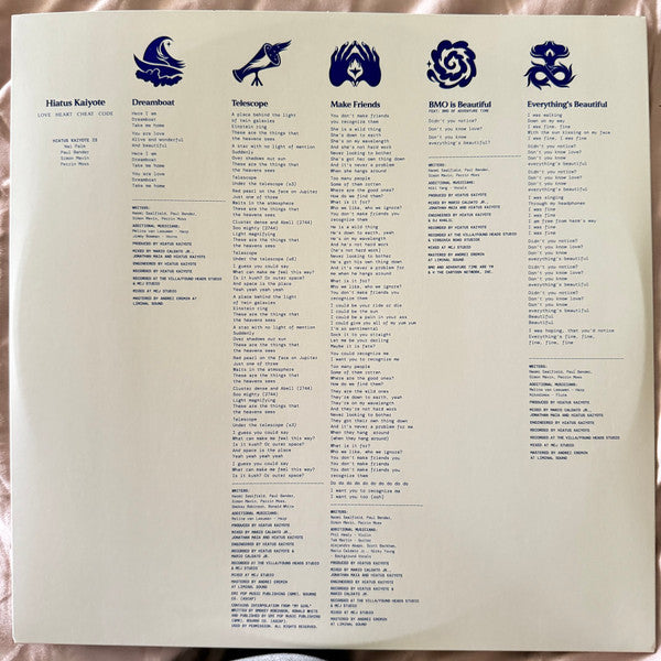 Love Heart Cheat Code (IEX: BLUE & WHITE MARBLE VINYL) | Mint (M) Mint (M) Get Cheap Vinyl