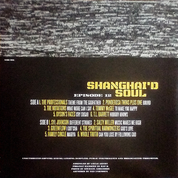 Shanghai'd Soul - Episode 12 | Mint (M) Mint (M) Get Cheap Vinyl
