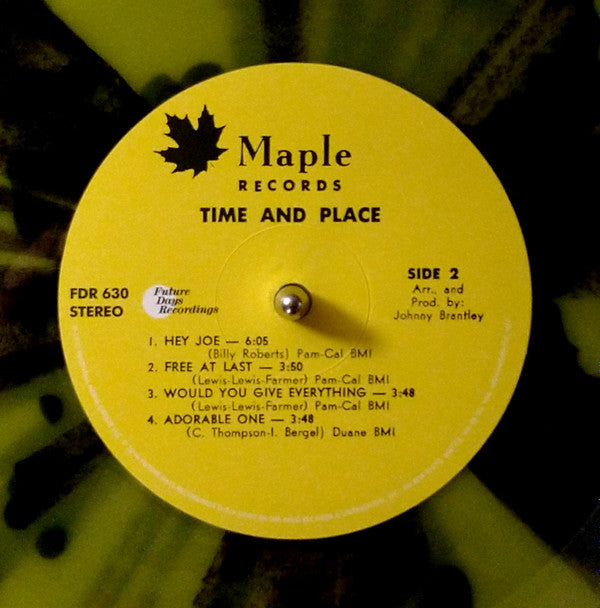 Time And Place (YELLOW & BLACK SPLATTER VINYL) | Mint (M) Mint (M) Get Cheap Vinyl