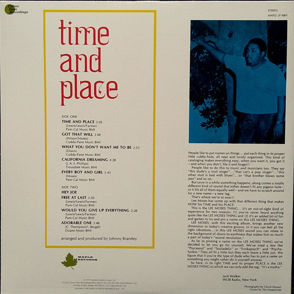 Time And Place (YELLOW & BLACK SPLATTER VINYL) | Mint (M) Mint (M) Get Cheap Vinyl