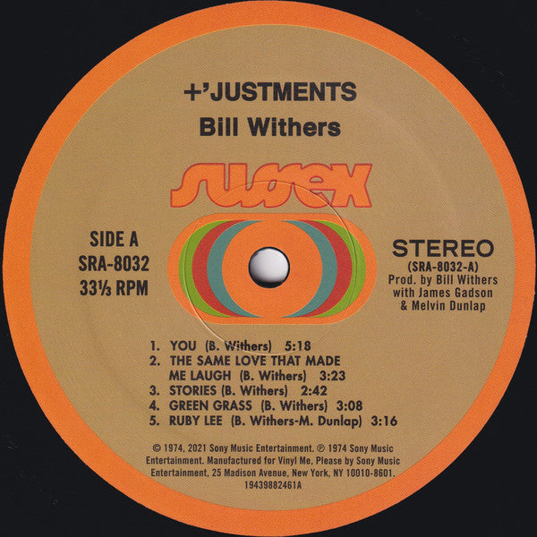+'Justments *180G* | Mint (M) Mint (M) Get Cheap Vinyl