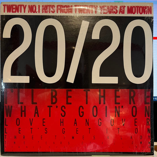 20/20 Twenty No.1 Hits From Twenty Years At Motown *SEALED* | Mint (M) Near Mint (NM) Get Cheap Vinyl