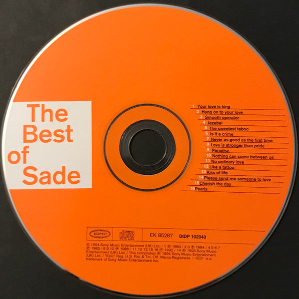 The Best Of Sade (CD) | Mint (M) Mint (M) Get Cheap Vinyl