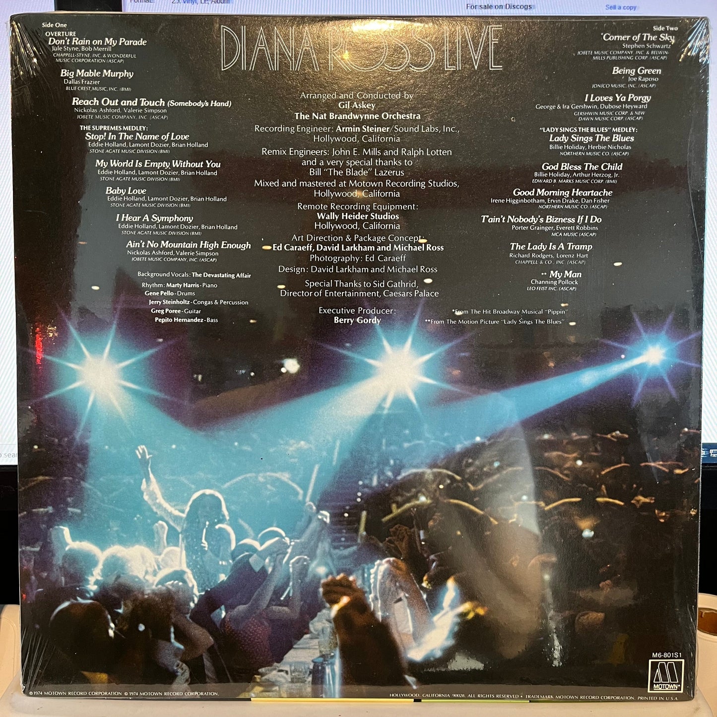 Diana Ross Live At Caesars Palace *SEALED* | Mint (M) Mint (M) Get Cheap Vinyl