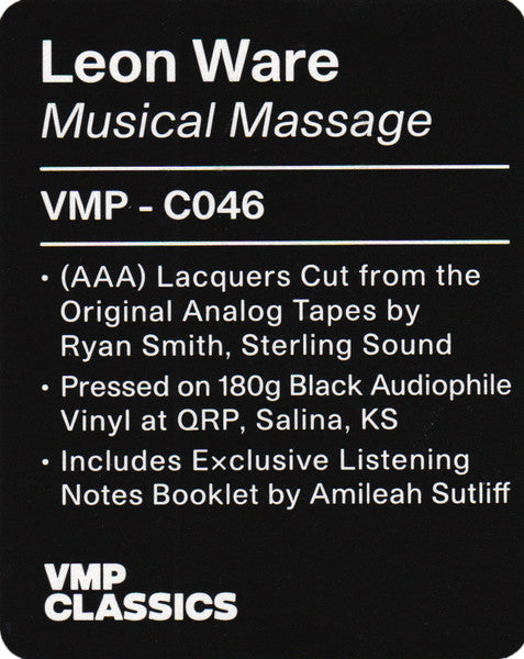 Musical Massage (VINYL / VMP) | Mint (M) Mint (M) Get Cheap Vinyl