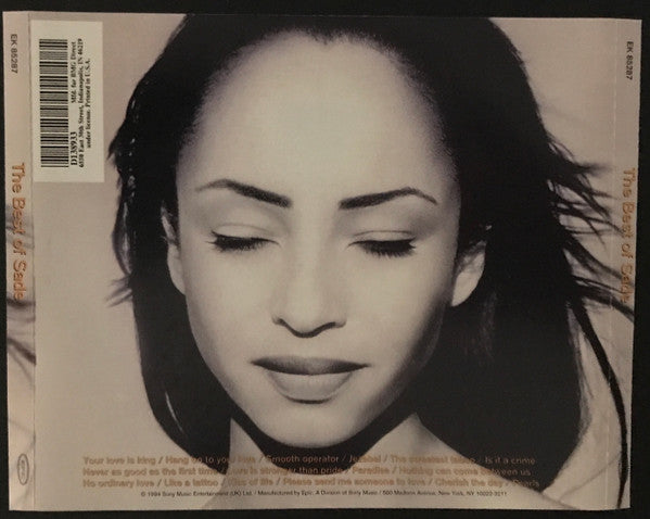 The Best Of Sade (CD) | Mint (M) Mint (M) Get Cheap Vinyl