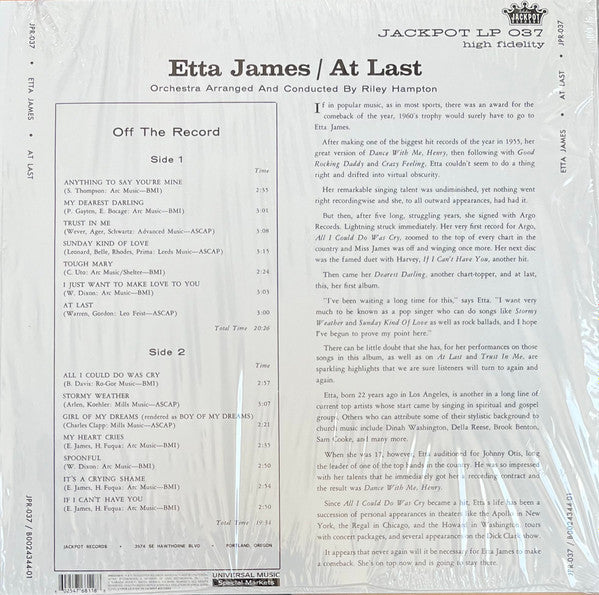 At Last! (VINYL) | Mint (M) Mint (M) Get Cheap Vinyl