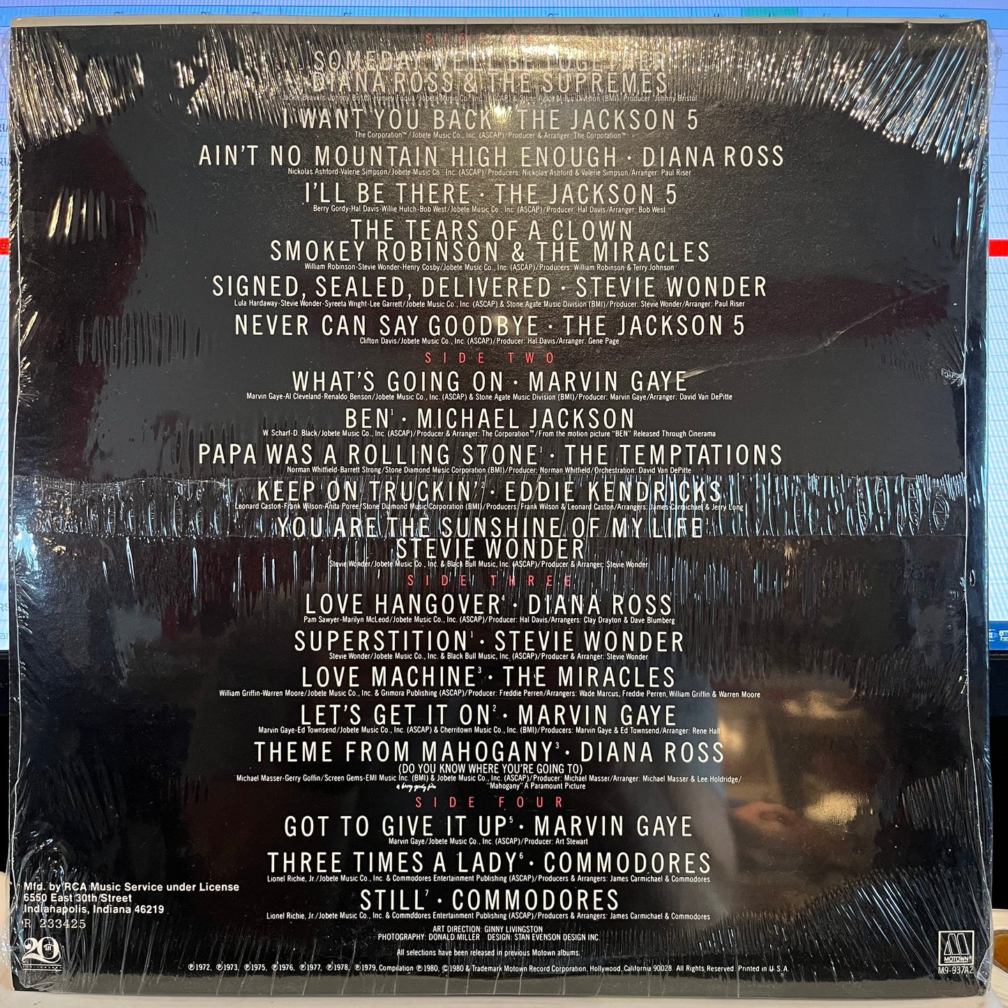 20/20 Twenty No.1 Hits From Twenty Years At Motown *SEALED* | Mint (M) Near Mint (NM) Get Cheap Vinyl
