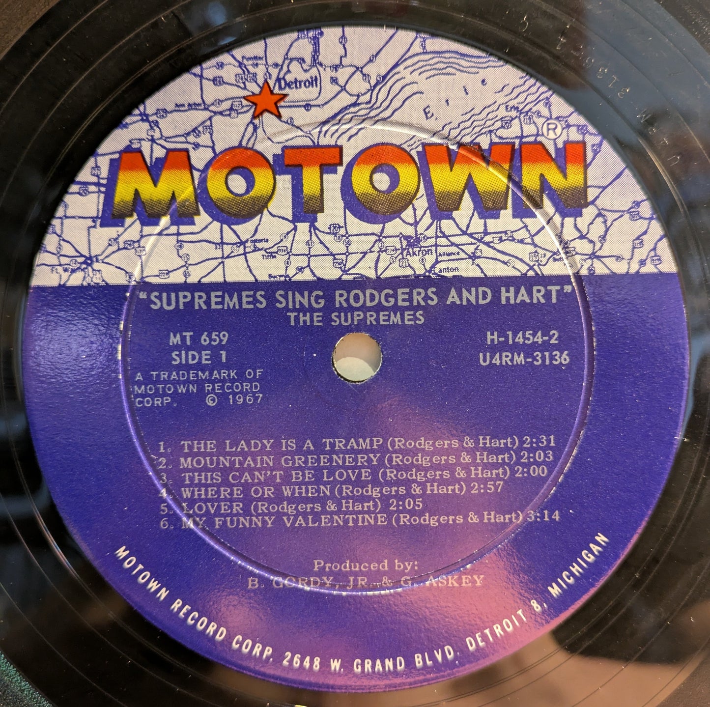The Supremes Sing Rodgers & Hart (VINYL) | Excellent+ (EX+) Excellent (EX) Get Cheap Vinyl