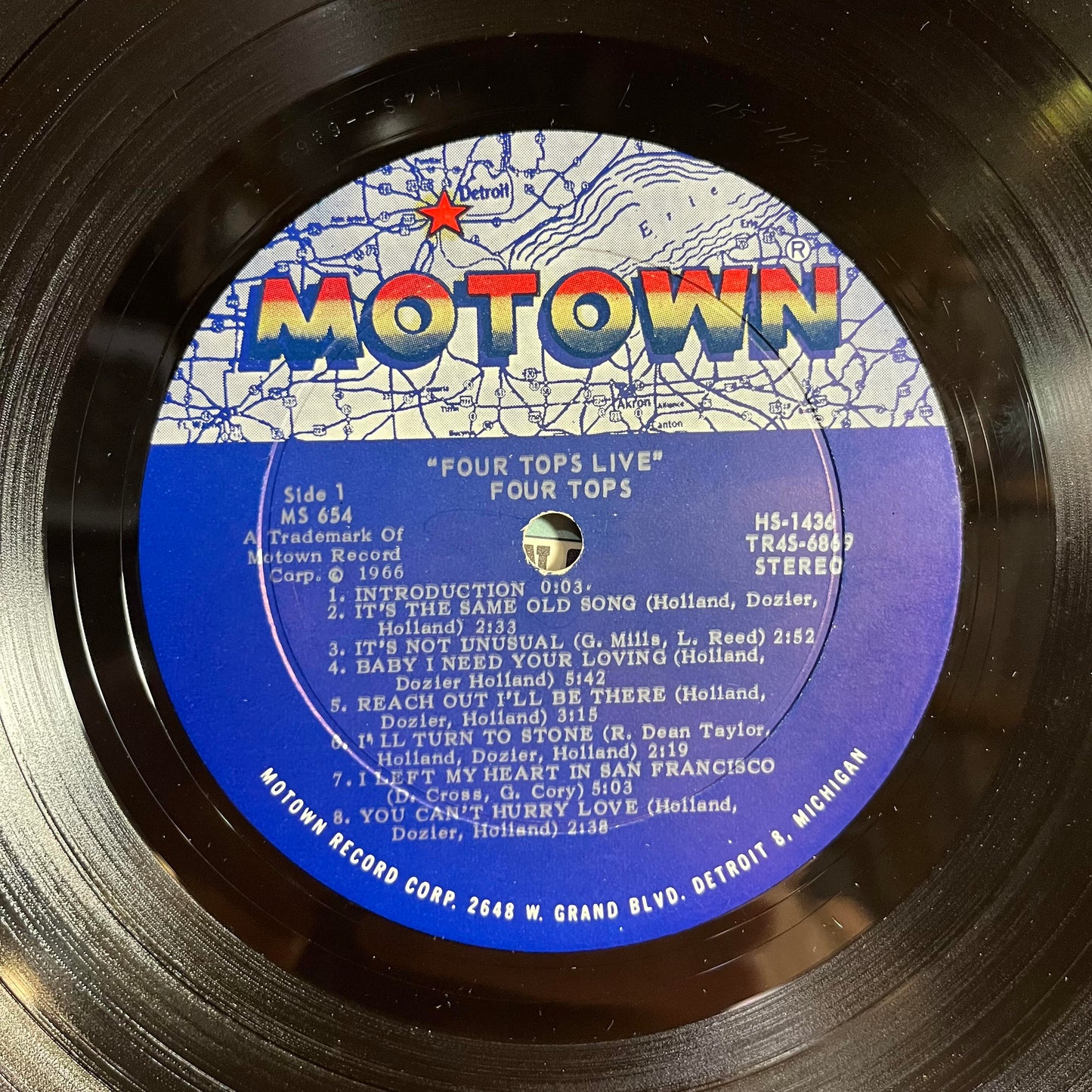 Four Tops Live | Excellent (EX) Very Good Plus (VG+) Get Cheap Vinyl
