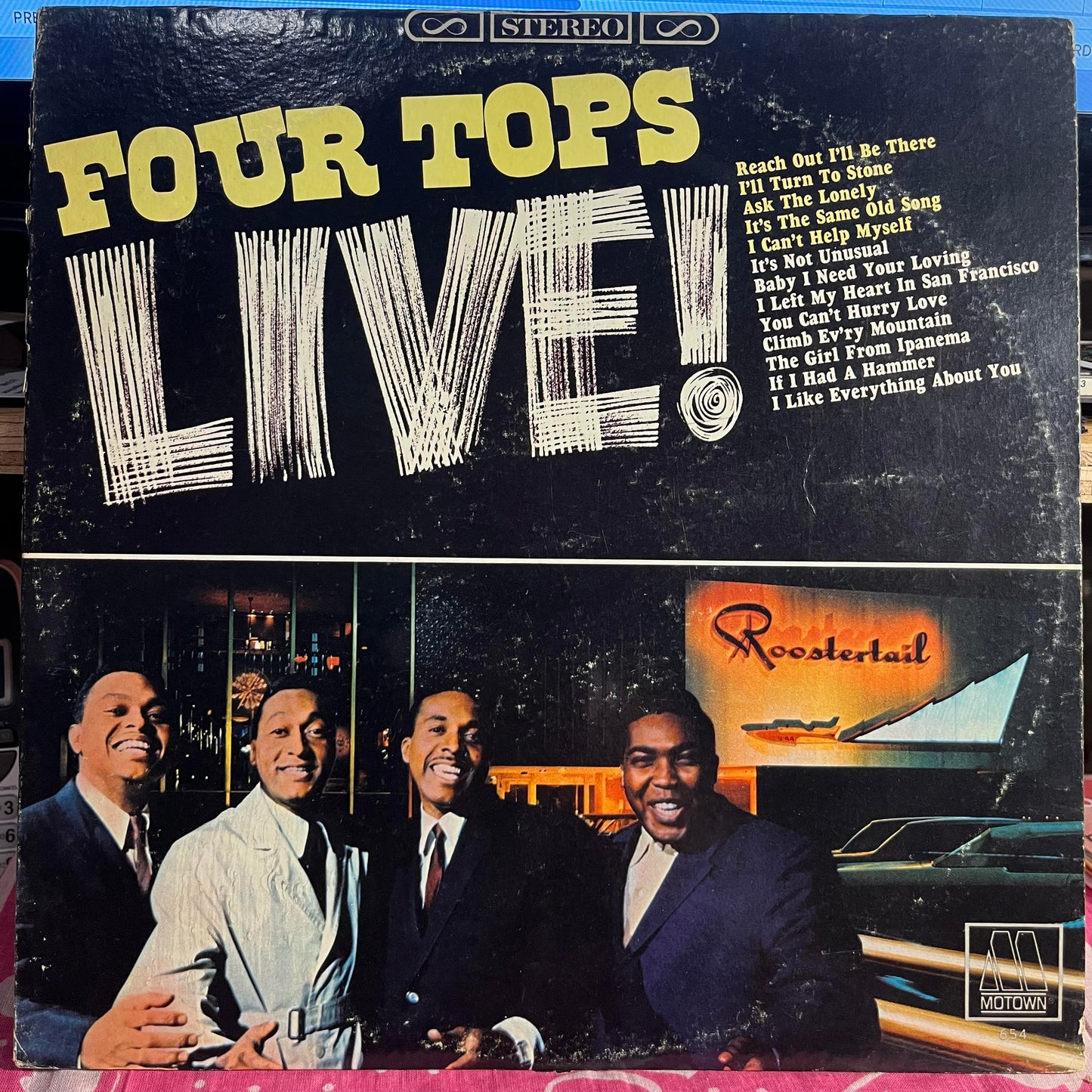 Four Tops Live | Excellent (EX) Very Good Plus (VG+) Get Cheap Vinyl